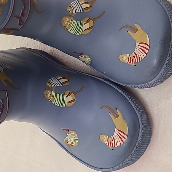 joules Super Cute Otter Rain Boots Toddler Size 5 - Picture 4 of 15